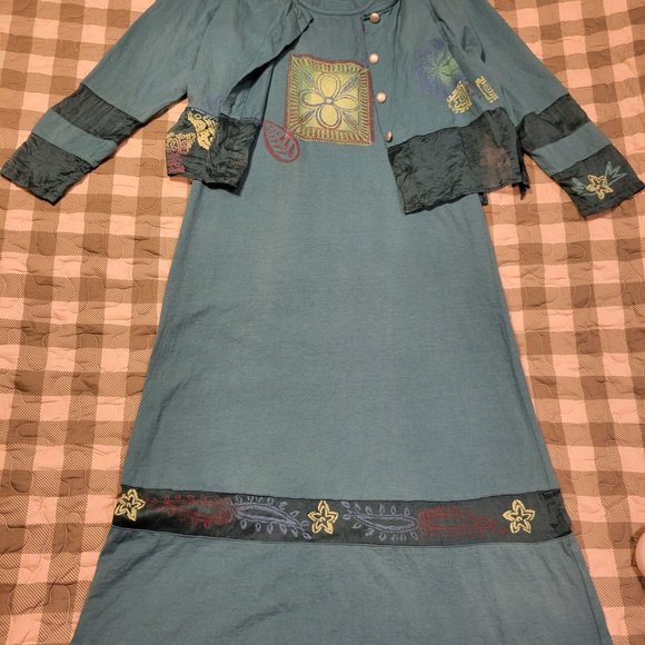 Blue Cactus midi dress - Picture 4 of 10